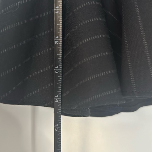 Aqua grey striped miniskirt, size XS - Picture 6 of 10